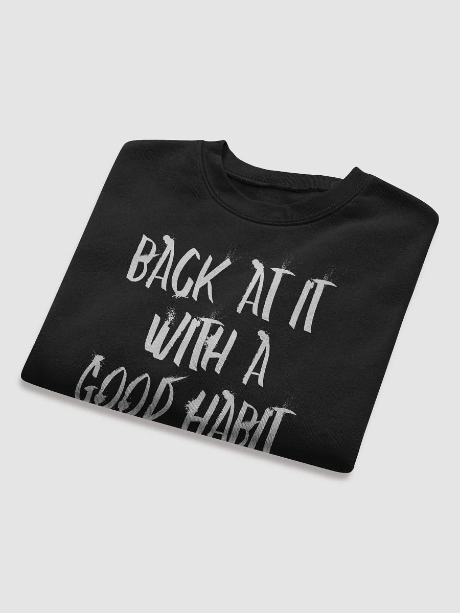"Back At It With A Good Habit" Bella+Canvas Women's Fleece Crop Sweatshirt product image (8)