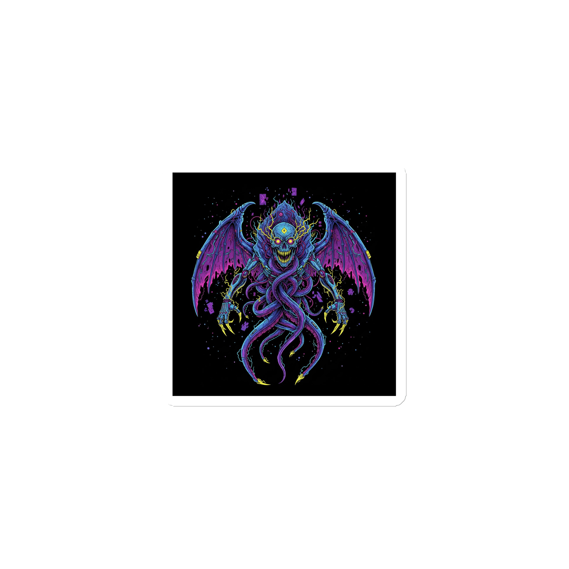 Neonspindle Wraith Creature Die-Cut Magnets product image (1)