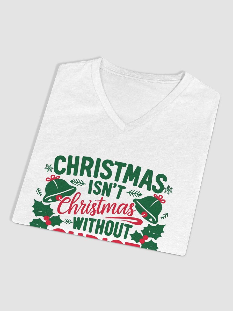Christmas isn't Christmas V-Neck Tee product image (4)