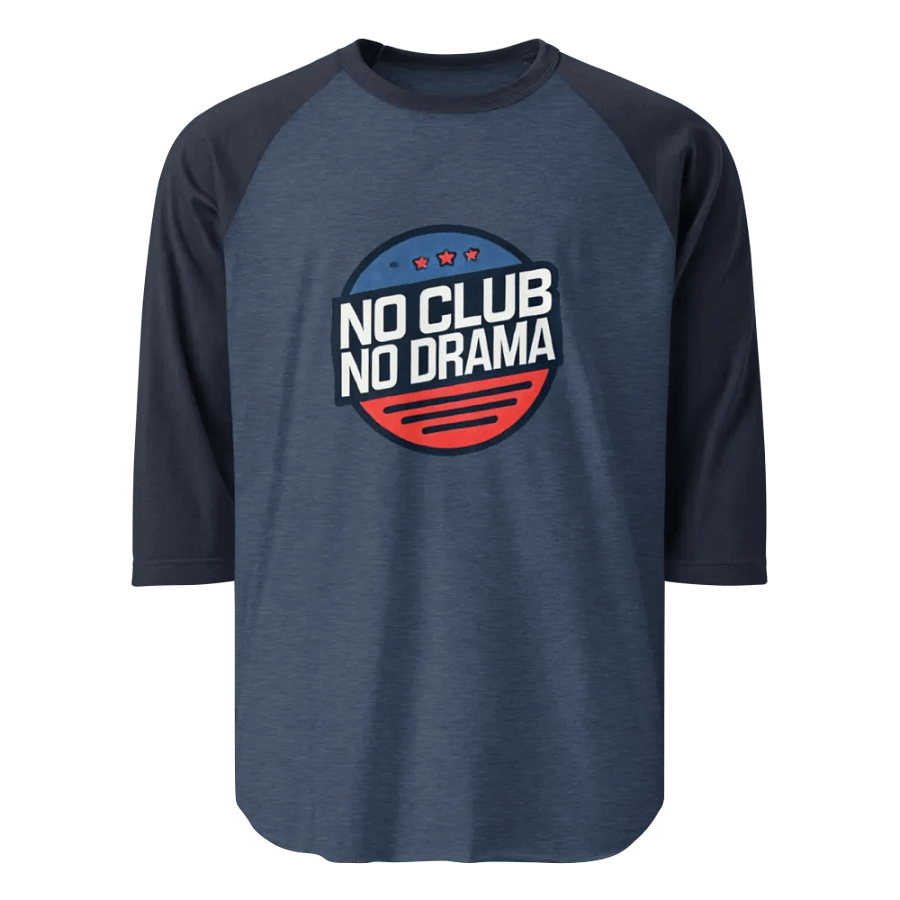 No Club No Drama Raglan Tee product image (1)
