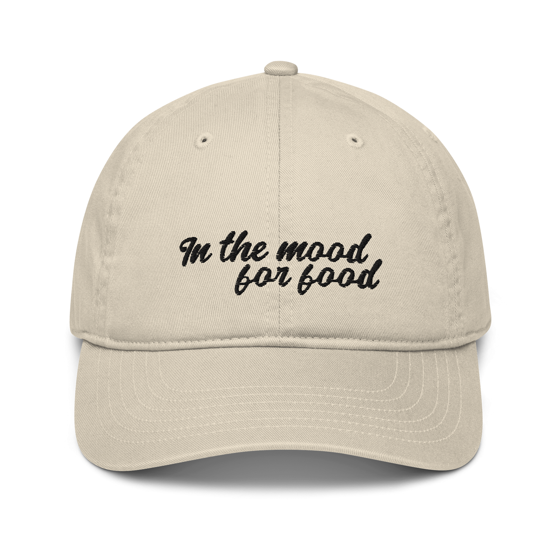 In The Mood For Food | Organic Dad Hat – Black Pepper product image (1)
