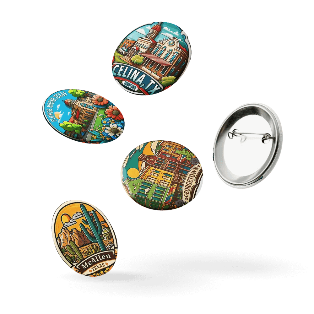 Texas Towns & Landscapes - Set Of 5 Pins product image (9)
