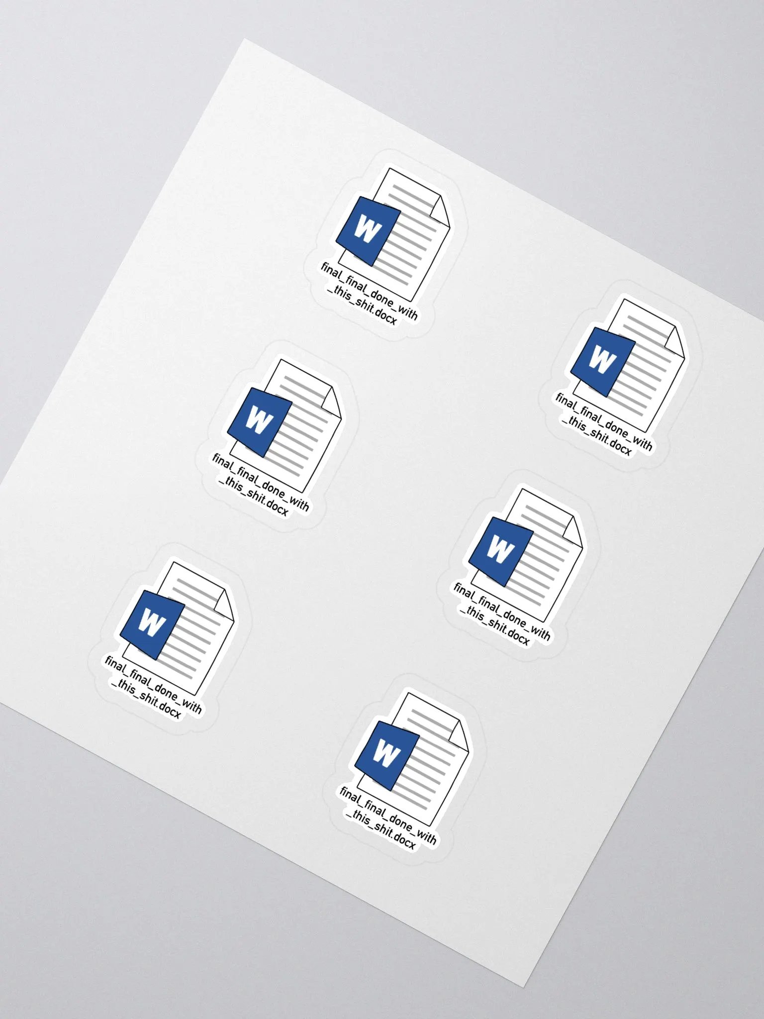 Final Name Sticker (MEDIUM Sheet) product image (2)