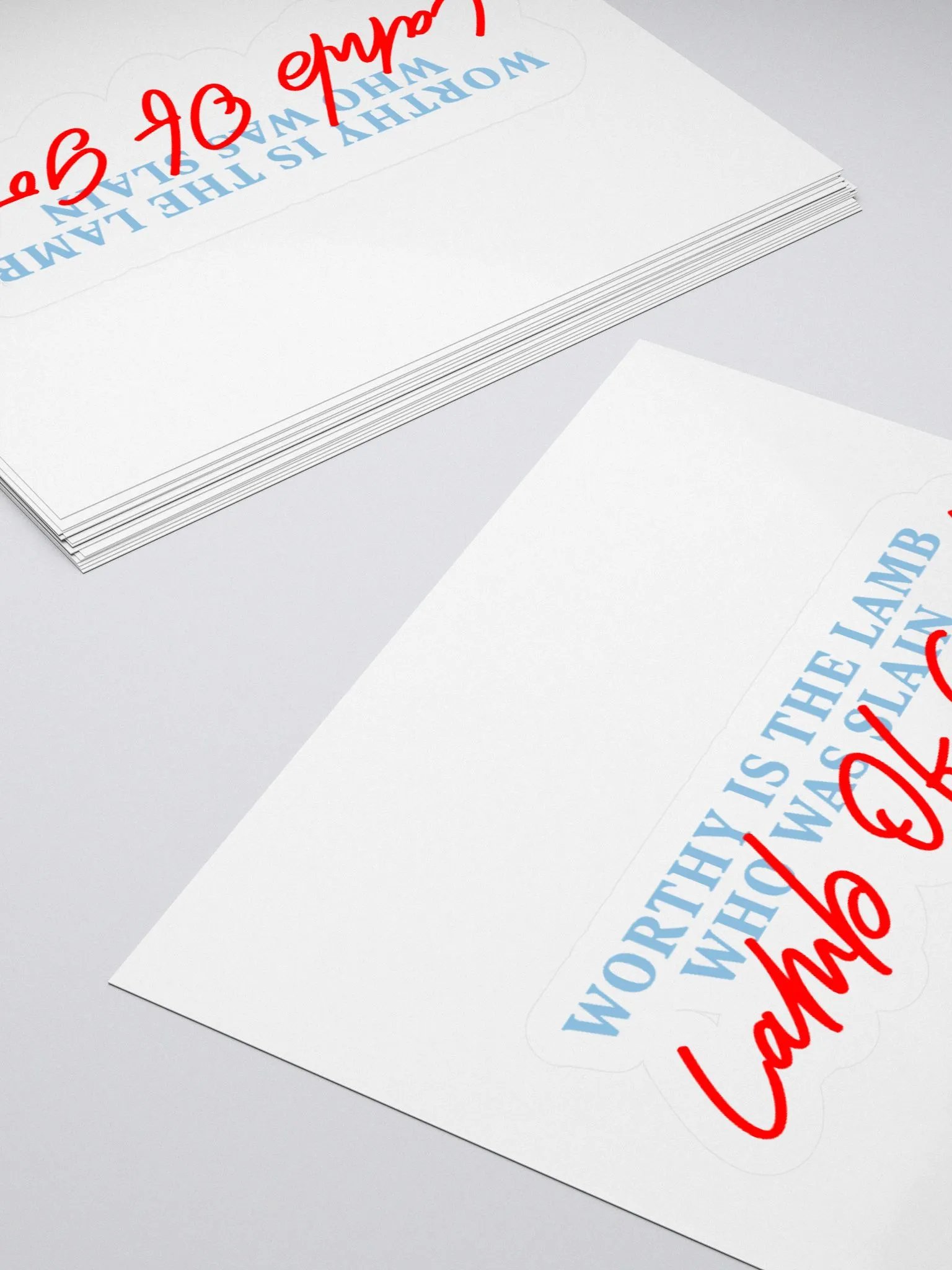 'Worthy Is The Lamb' sticker product image (4)