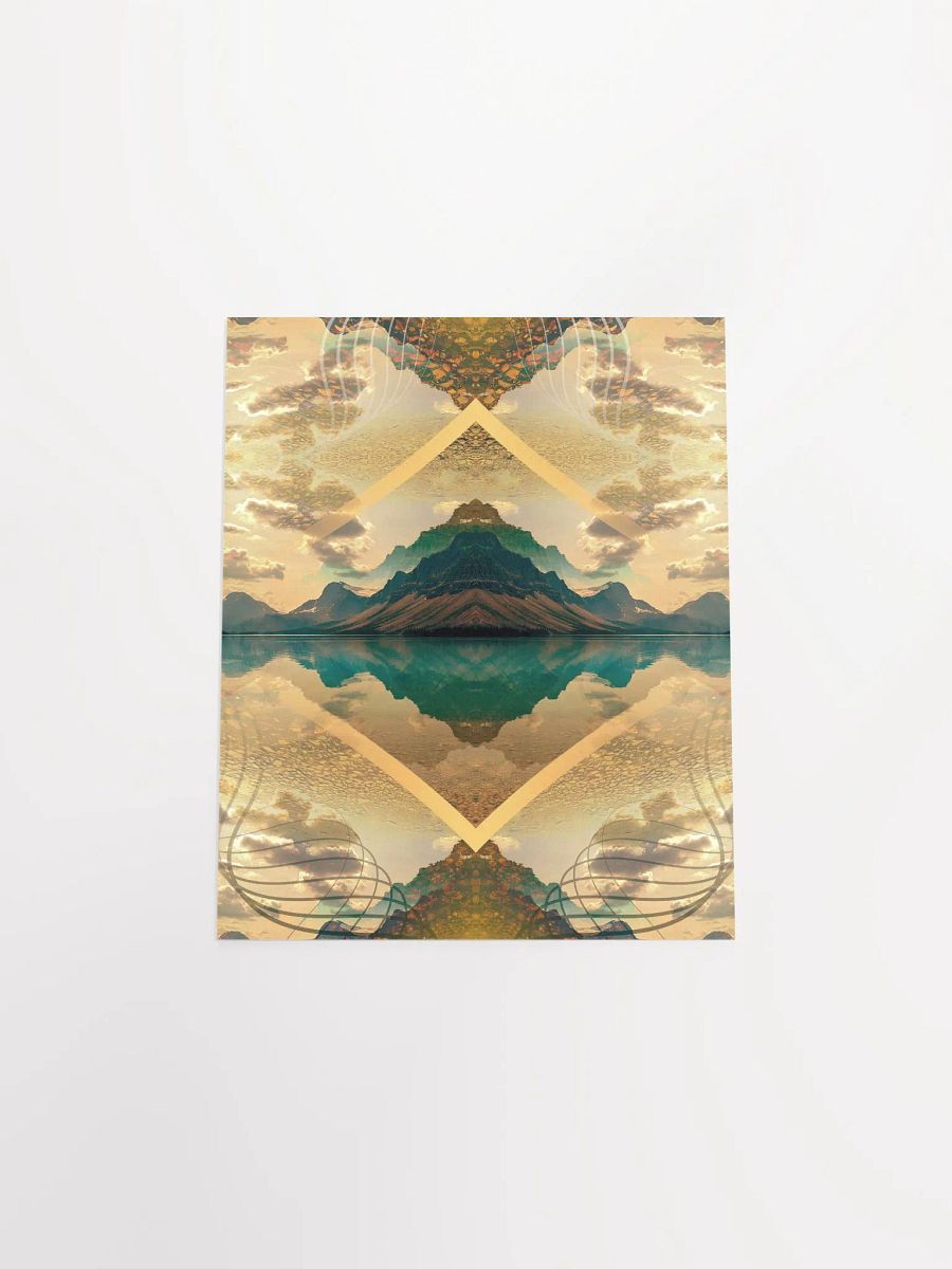Geometric Art Print - Reflections (Yellow) product image (11)