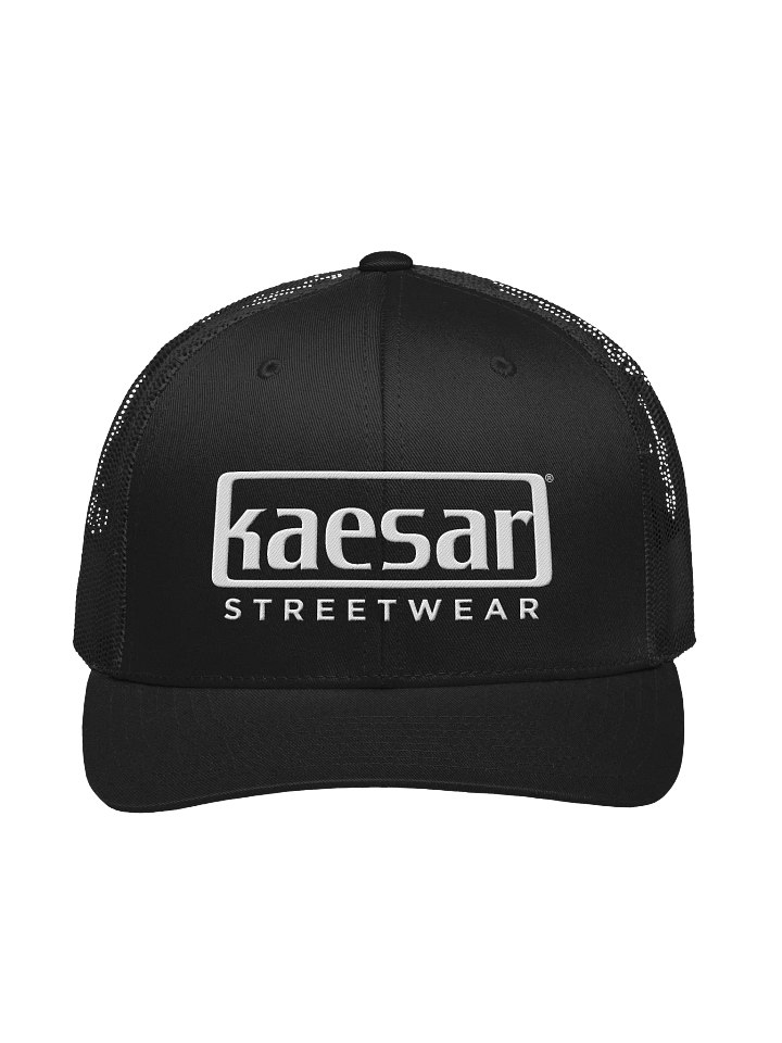Retro Trucker Hat with White Embroidery. product image (1)