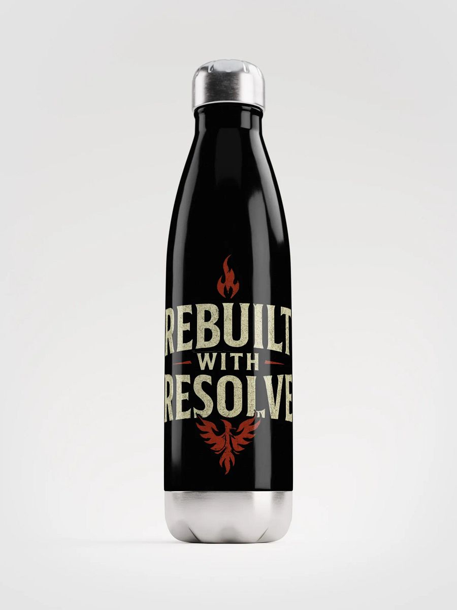 "Phoenix Fuel – Rebuilt With Resolve Water Bottle" product image (1)