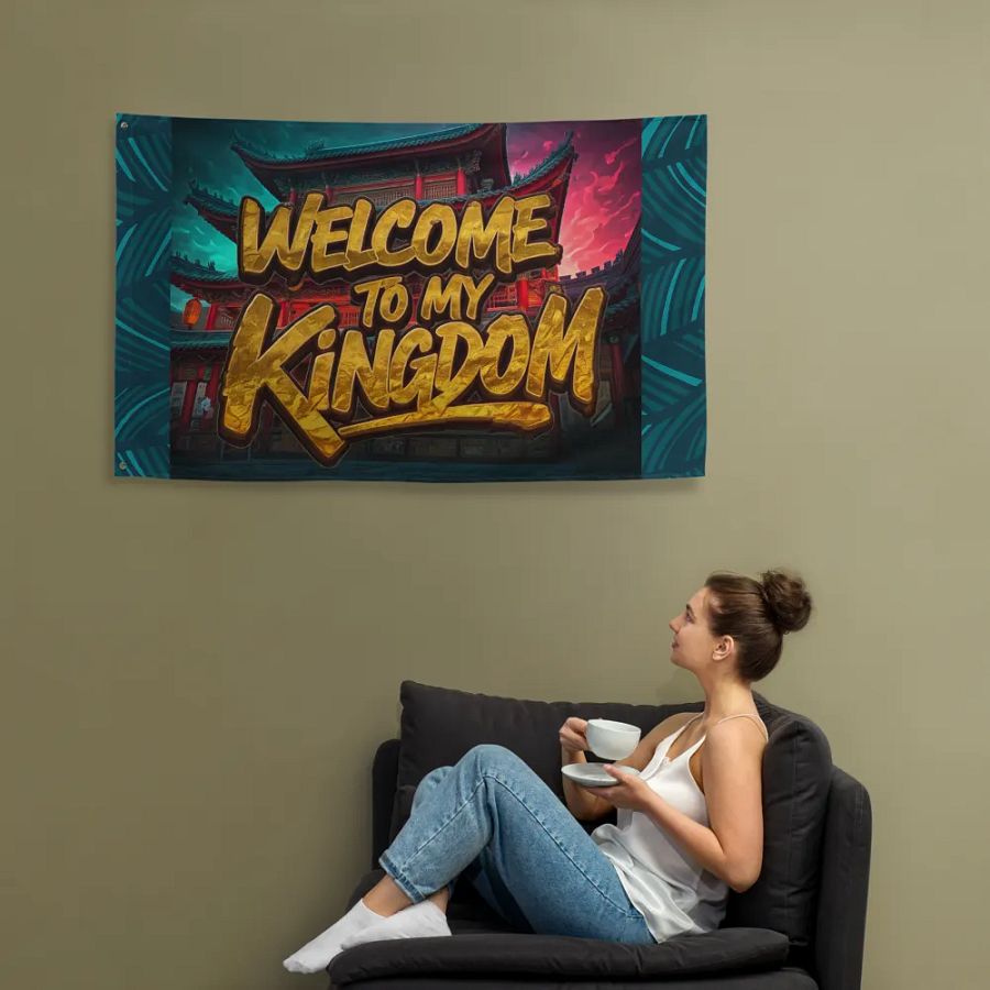 Kingdom Welcome All-Over Flag product image (12)
