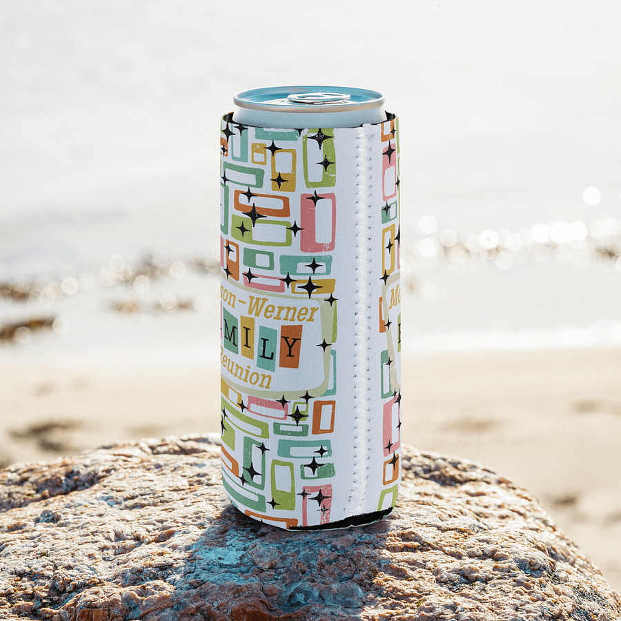 "Atomic Age" 12 oz. Slim-Can Coozie product image (8)