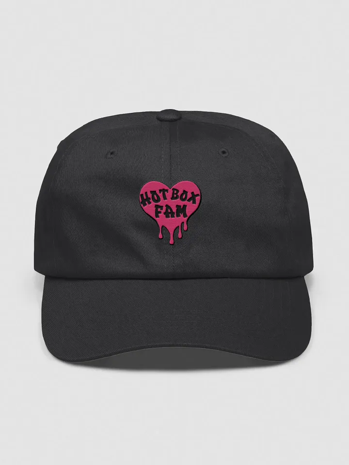 HOT BOX FAM SOLID PINK LOGO EMBROIDERY DAD HAT product image (1)
