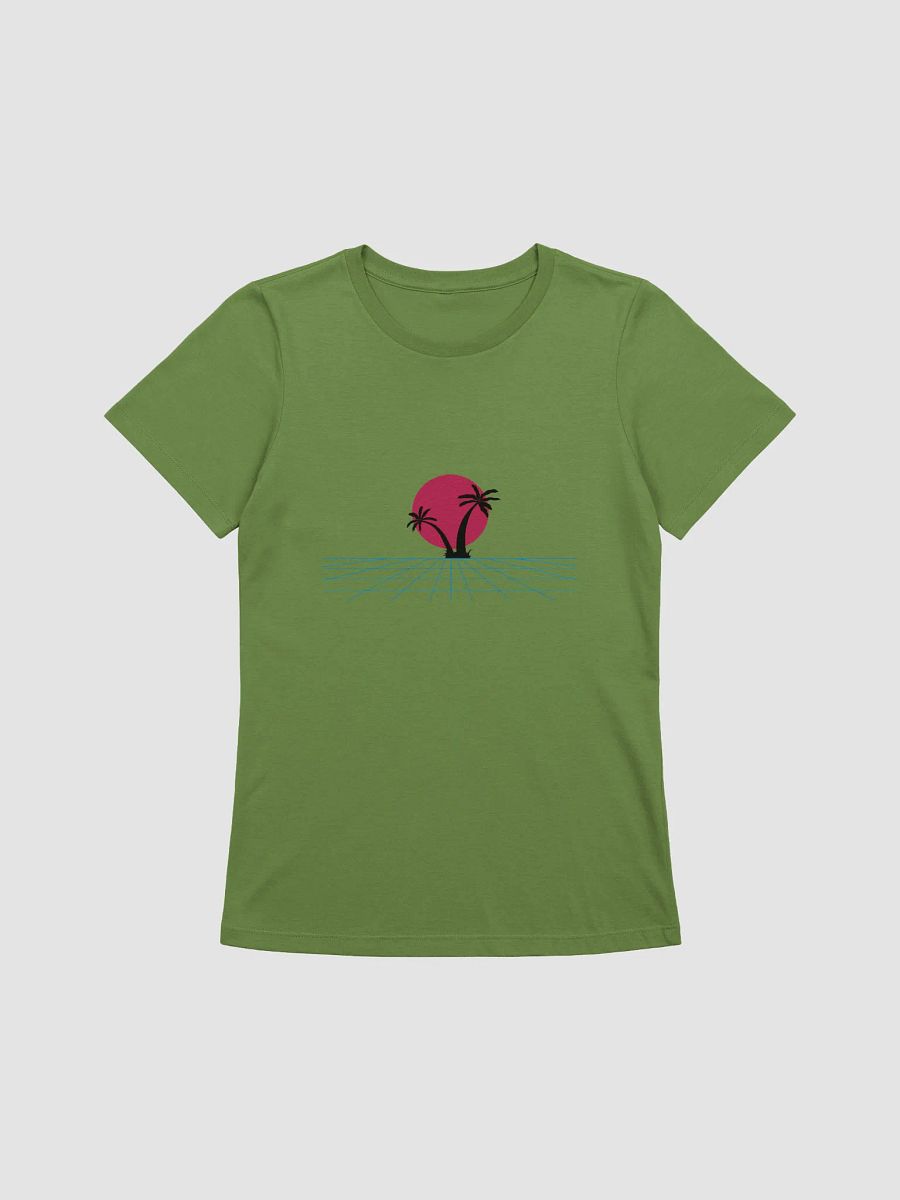 Retro-Futuristic Sunset Women's Relaxed T-Shirt product image (1)