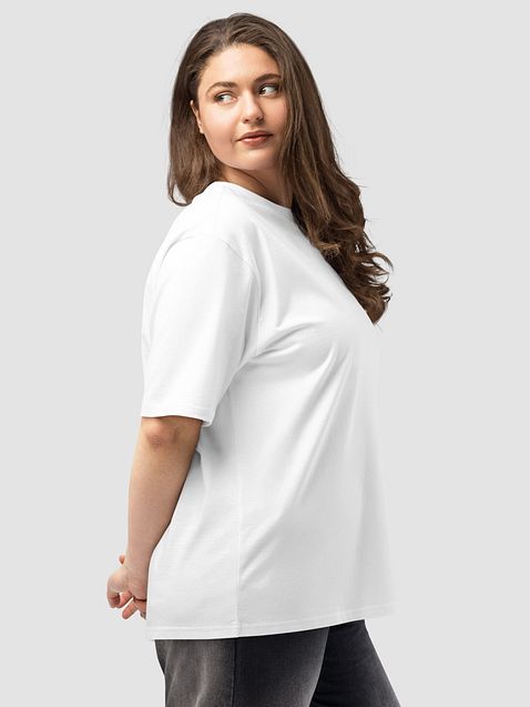 Photo showing Cotton Heritage Oversized Heavyweight T-Shirt