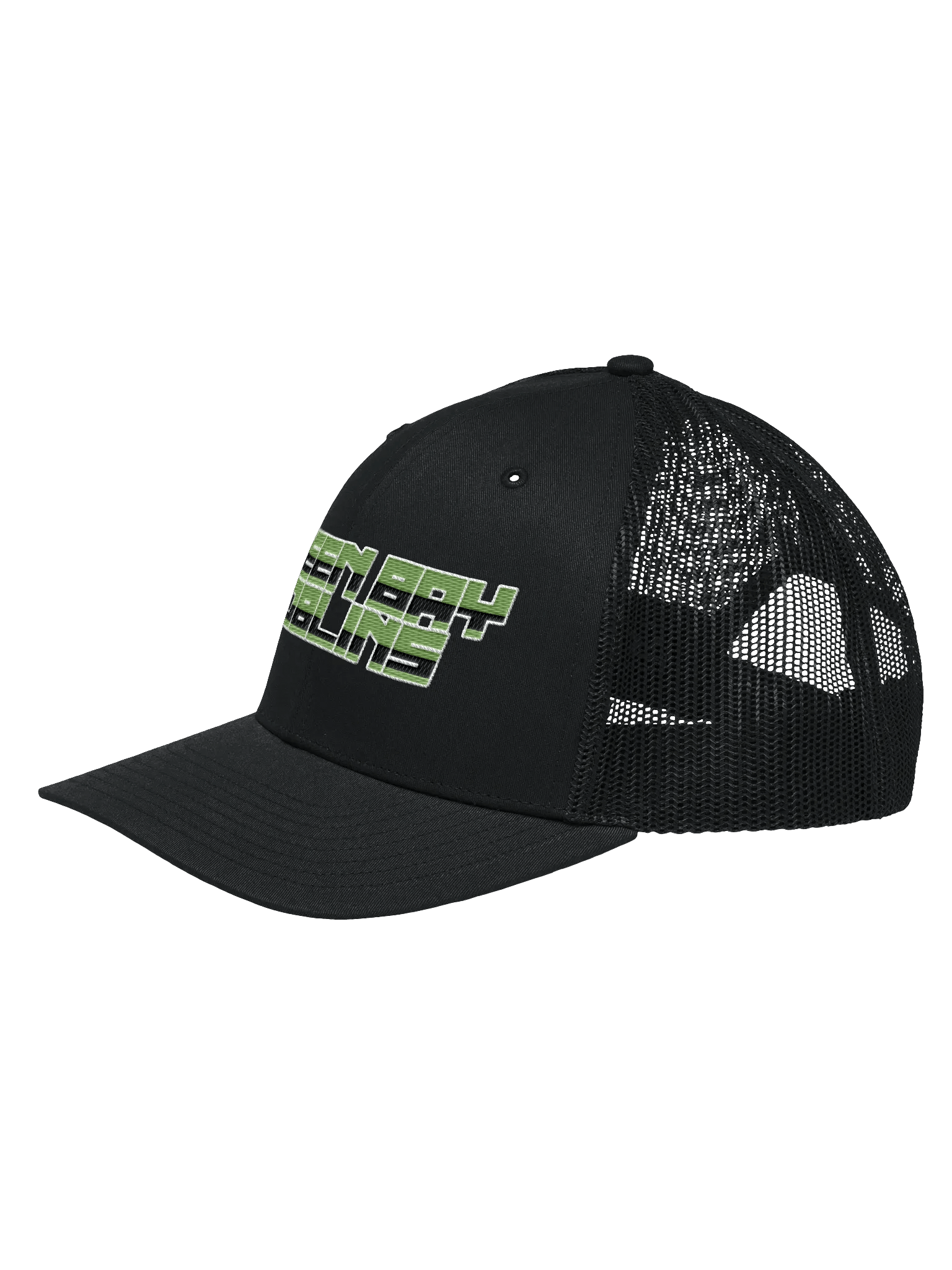 Green Bay Goblins Text Trucker Hat product image (13)