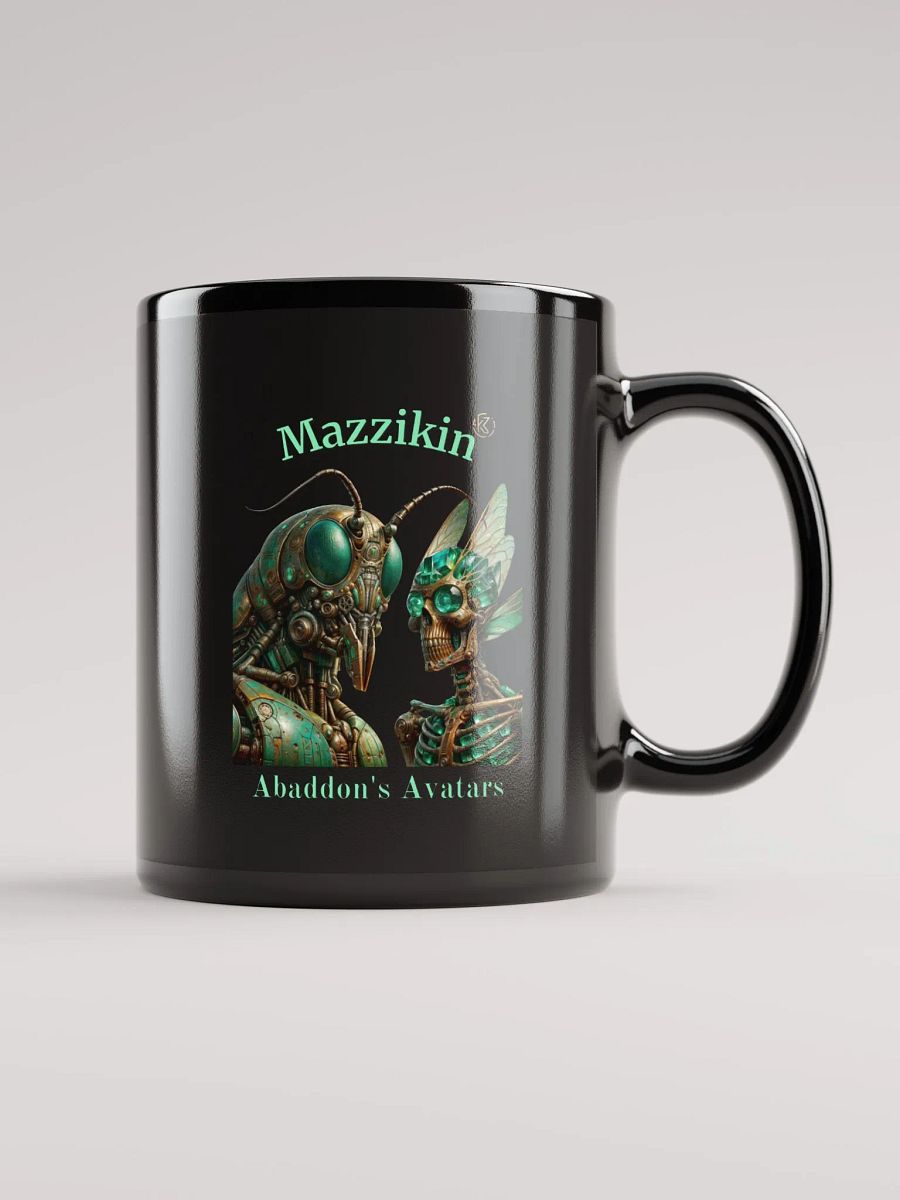 Supernal Mazzikin | Black Glossy Mug product image (3)