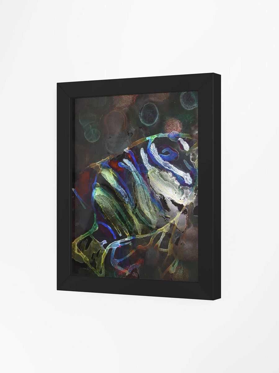 Ink Depths: Midnight Fish Painting product image (14)