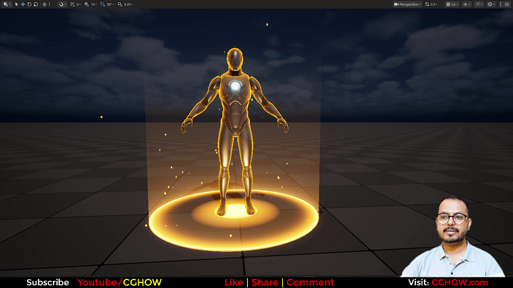 Simple Aura Glow in UE5 Niagara product image (1)