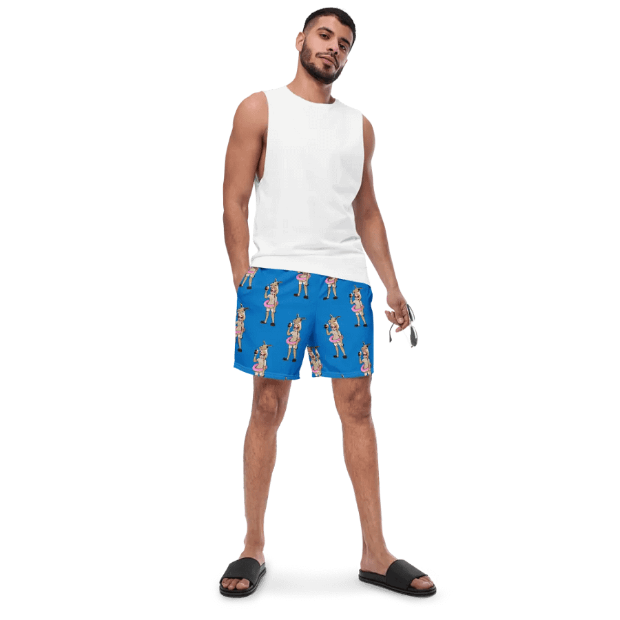 Summer Alpaca Men's Swim Trunks product image (5)
