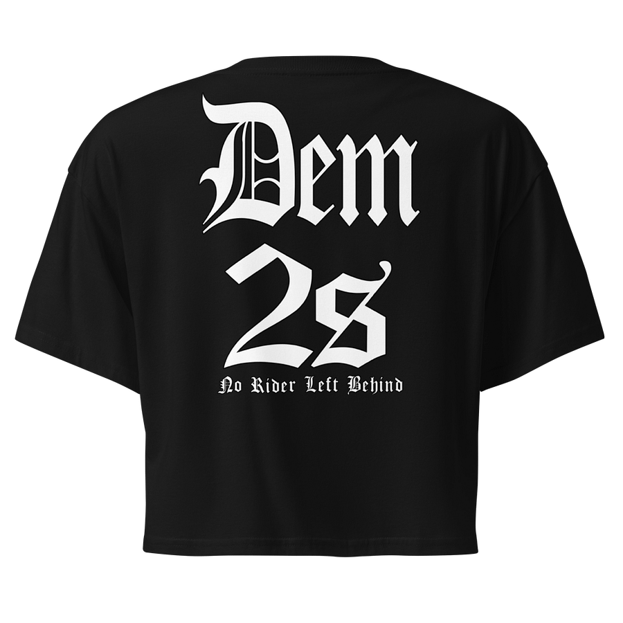 DEM 2S | GOTHIC CROPTOP | WOMENS | EMBROIDERED FRONT product image (1)
