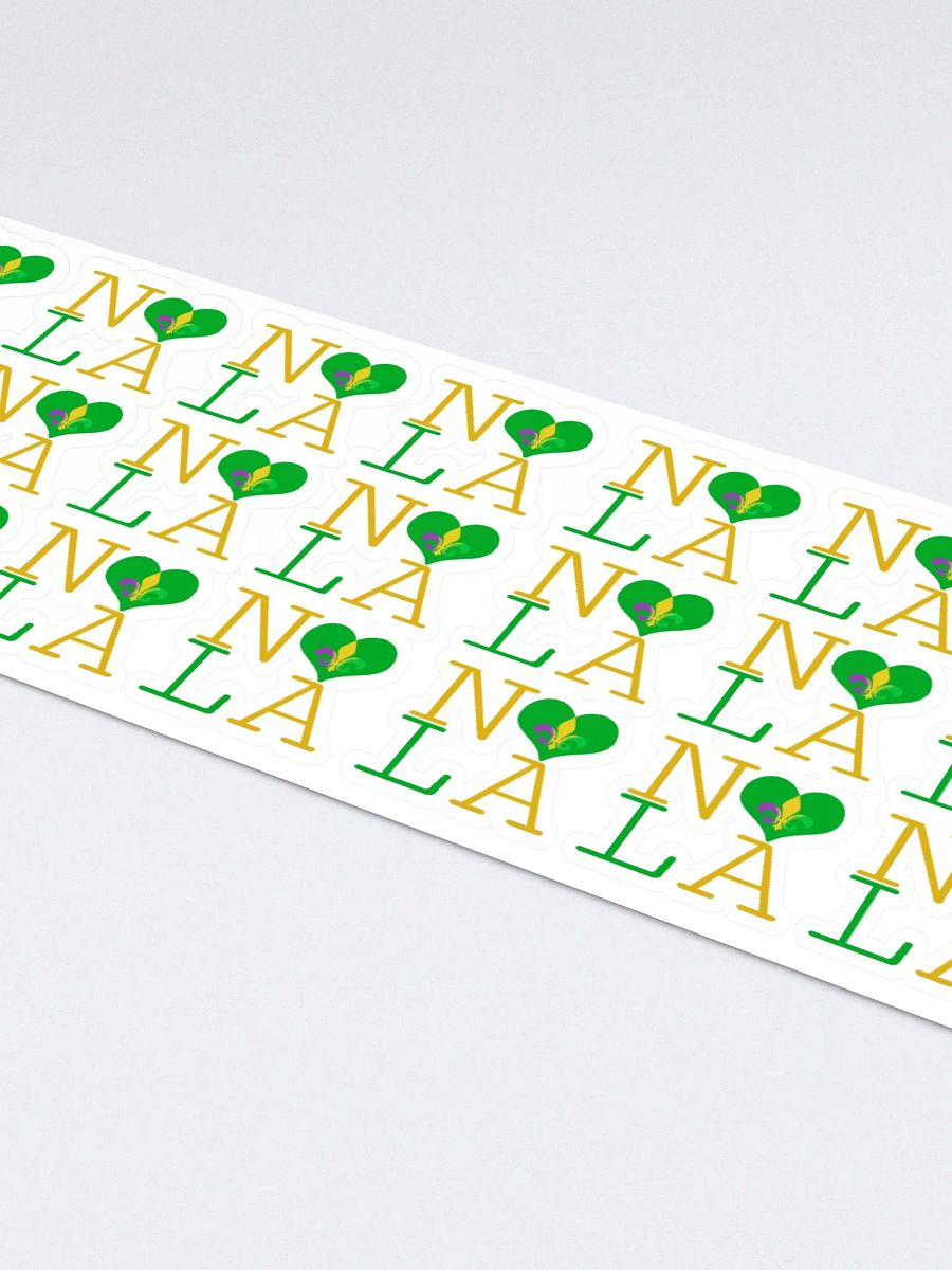 I LOVE NOLA **LEGACY STICKER** (MARDI GRAS 2) product image (4)