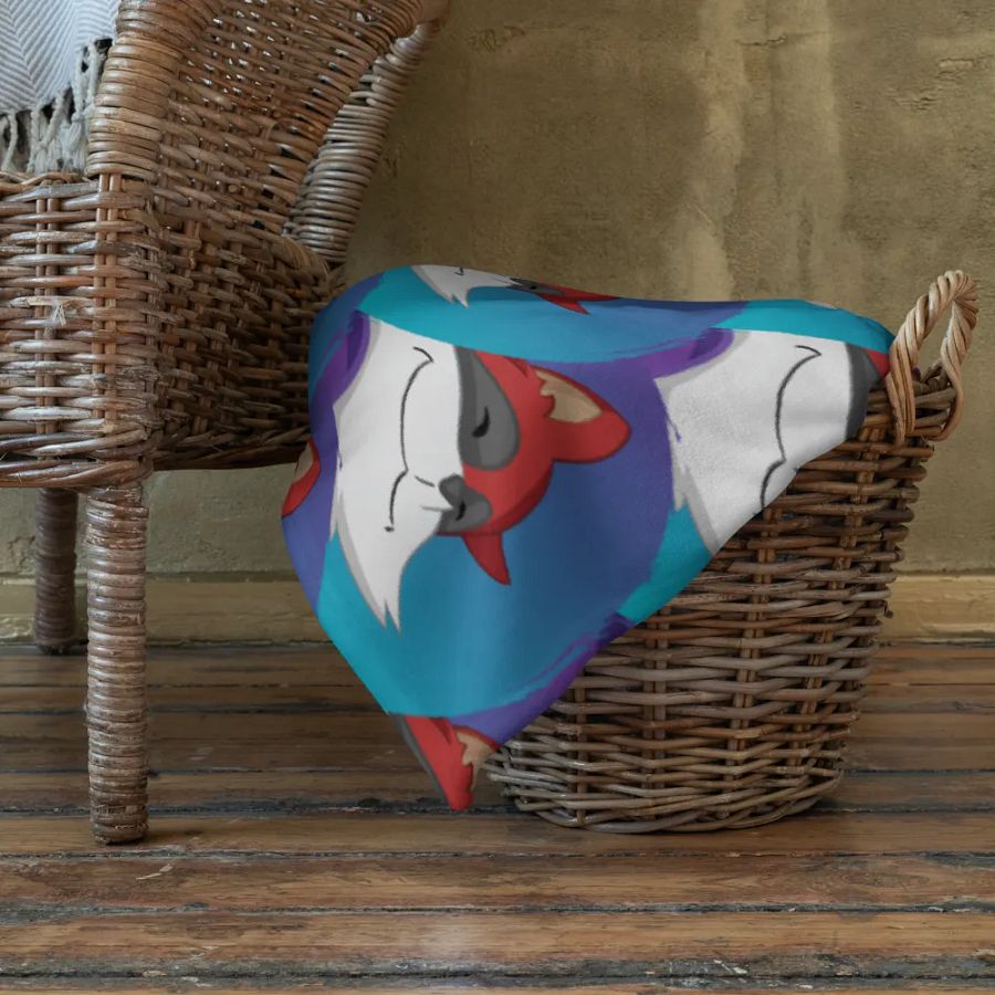 Red Trash Panda Love Blanket product image (22)