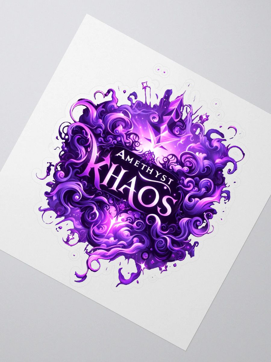 Mystical Kiss Cut Stickers - Amethyst Khaos product image (3)