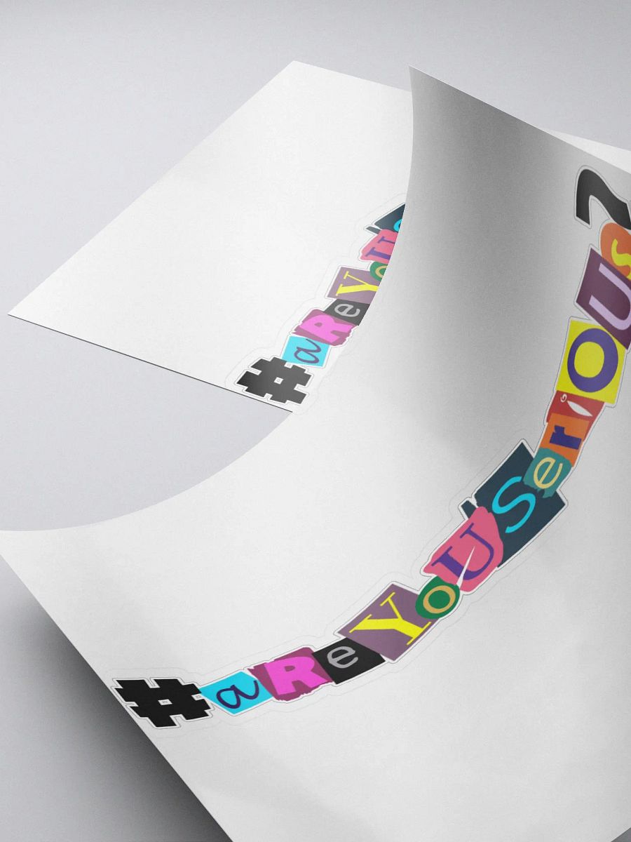 #areyouserious? Sticker product image (4)