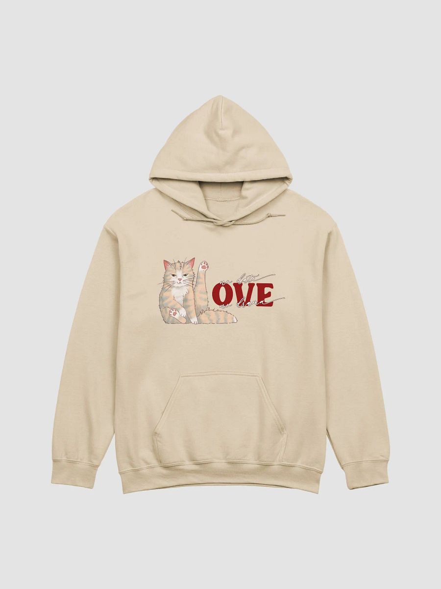 Cat Date Night -regular fit hoodie product image (2)