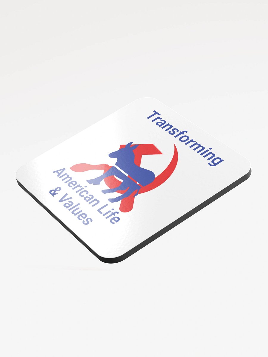 Transforming American Life glossed cork coasters product image (3)