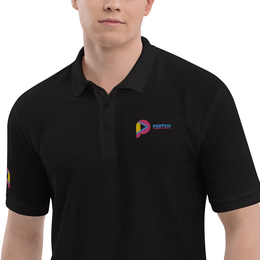 PODTV.tv Embroidered Polo Shirt product image (8)