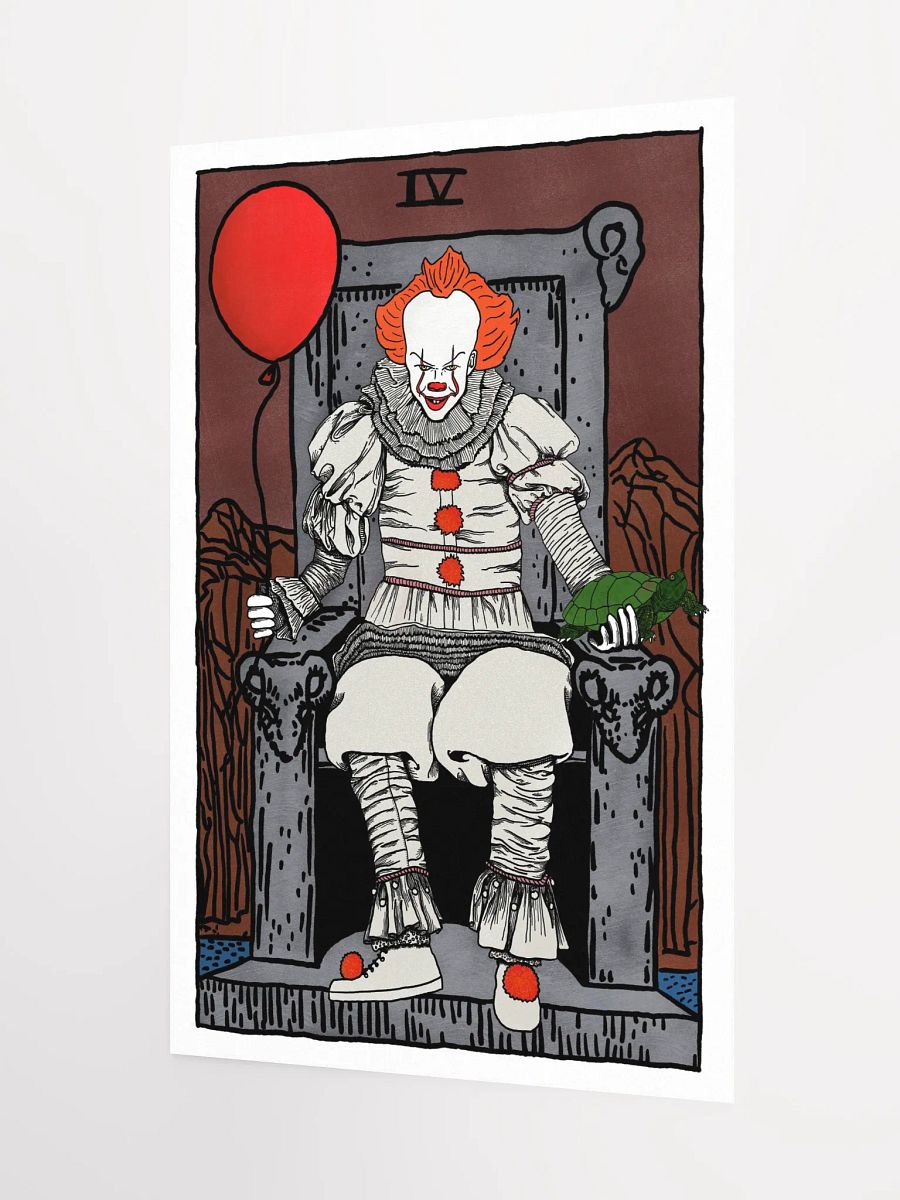 New Pennywise Emperor Tarot Card Print product image (3)