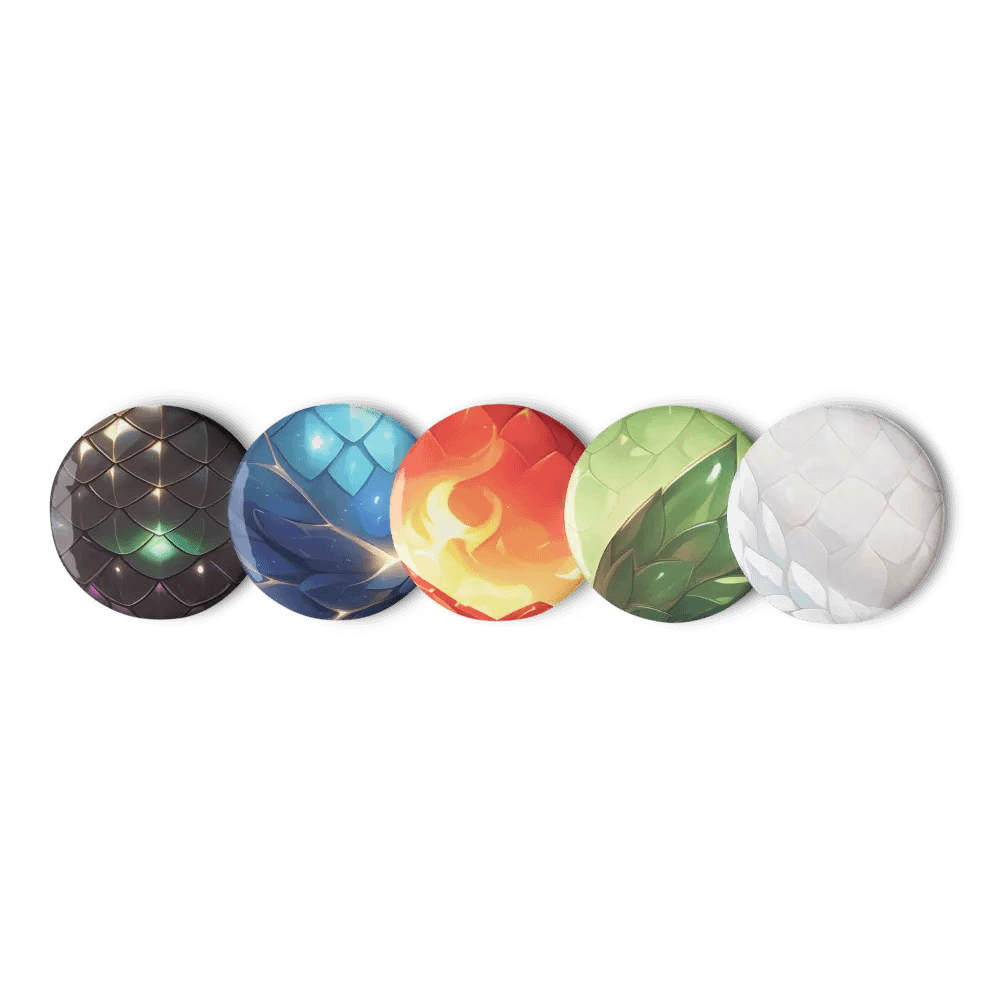 Chromatic Dragon Eggs Pin Set product image (1)