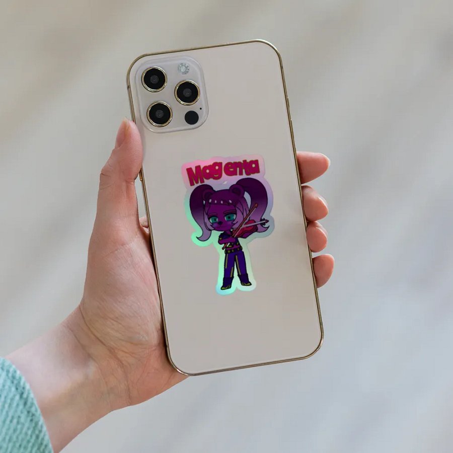 Magenta - Shadow Bears - rainbow sticker product image (6)