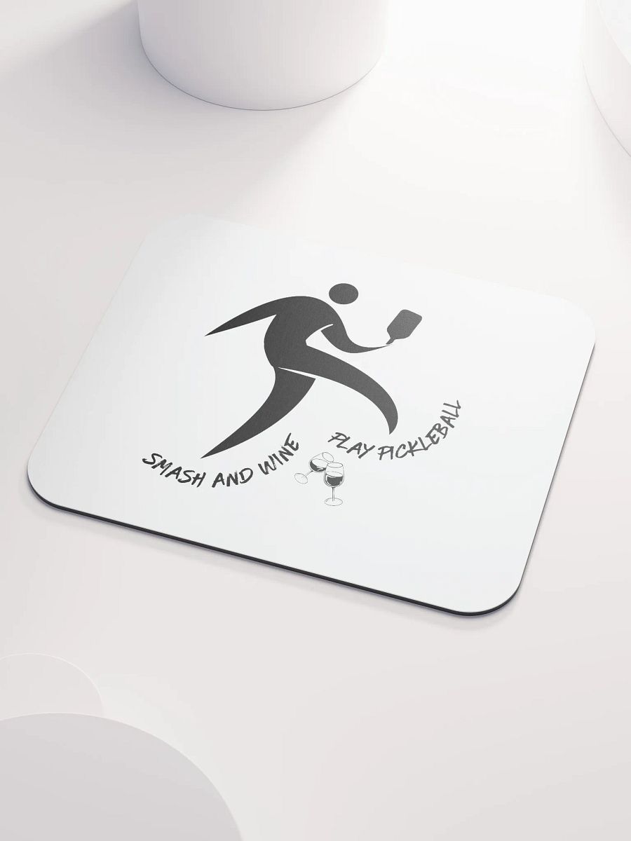 Smash and Wine Pickleball Invisible Elegance Mouse Pad product image (3)