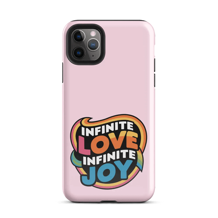 Infinite Love Infinite Joy Tough Case for Iphone (Pink) product image (2)