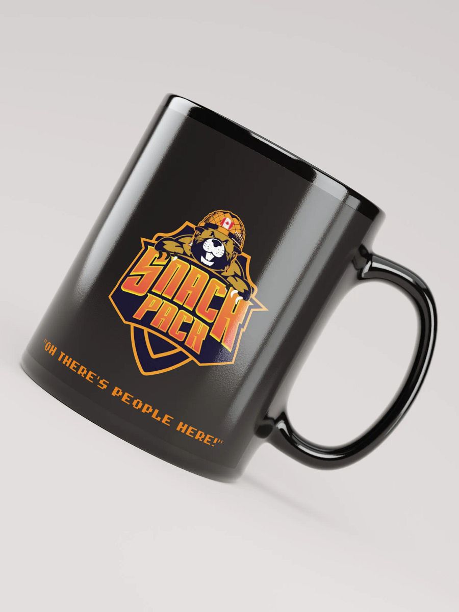"OH There's people here!" Mug (all black) product image (8)