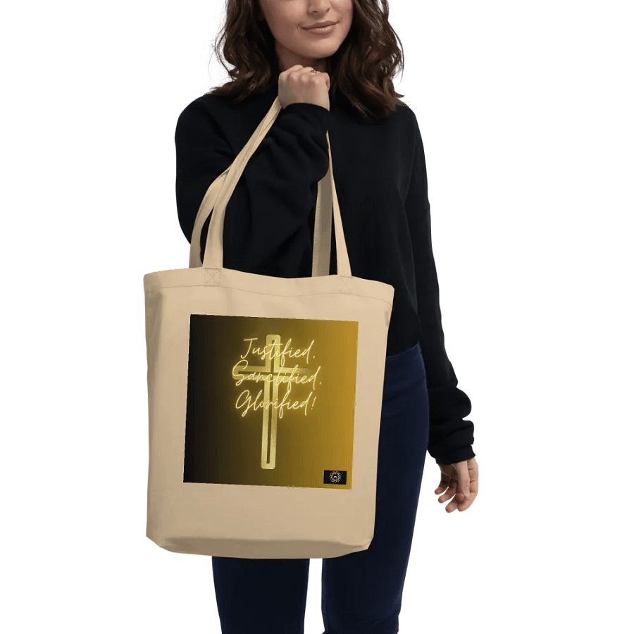 Justified, Sanctified, Glorified! Eco Tote product image (2)