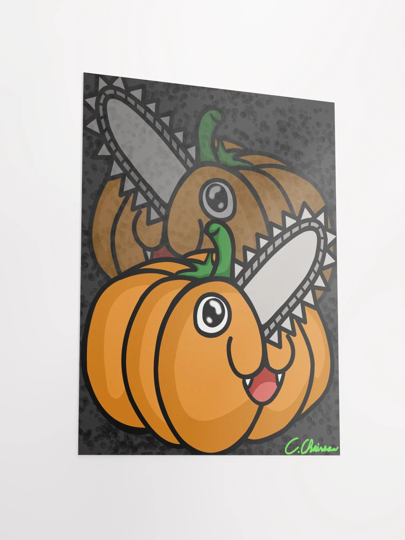 Pumpkinsaw Poster (black) product image (3)