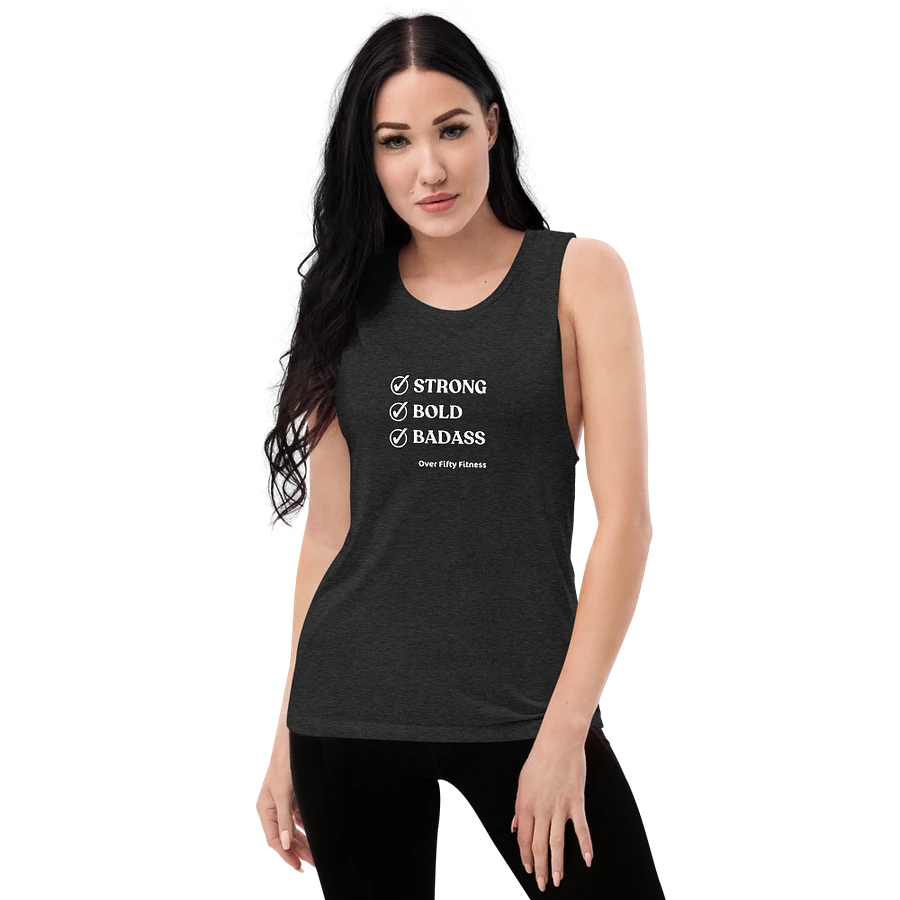 Badass - tank (white lettering) product image (10)