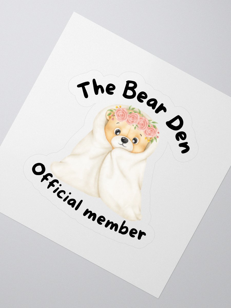 Rosey Bear Kiss Cut Stickers product image (5)