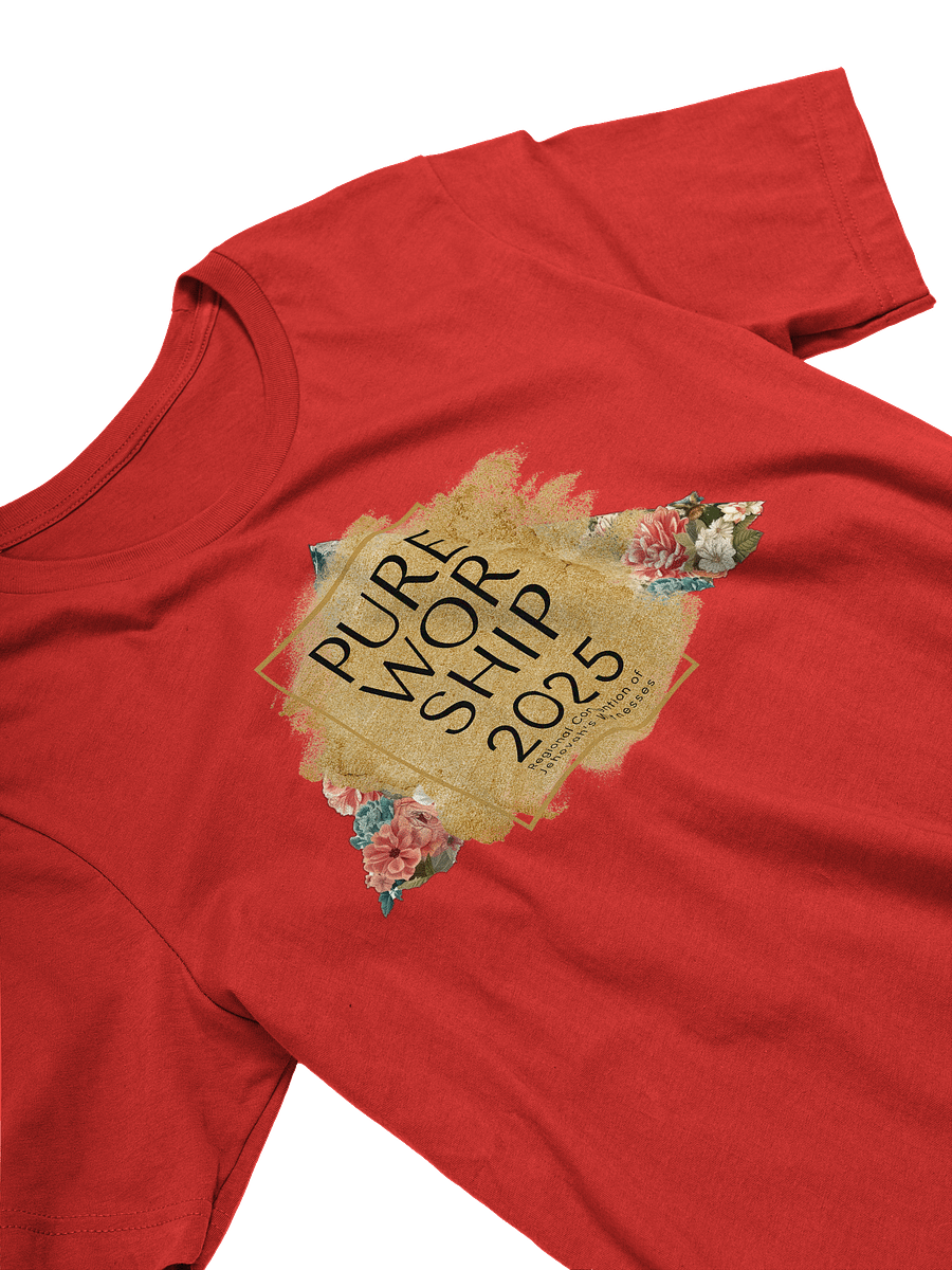 2025 "Pure Worship" Floral Mountain Unisex T-Shirt product image (3)