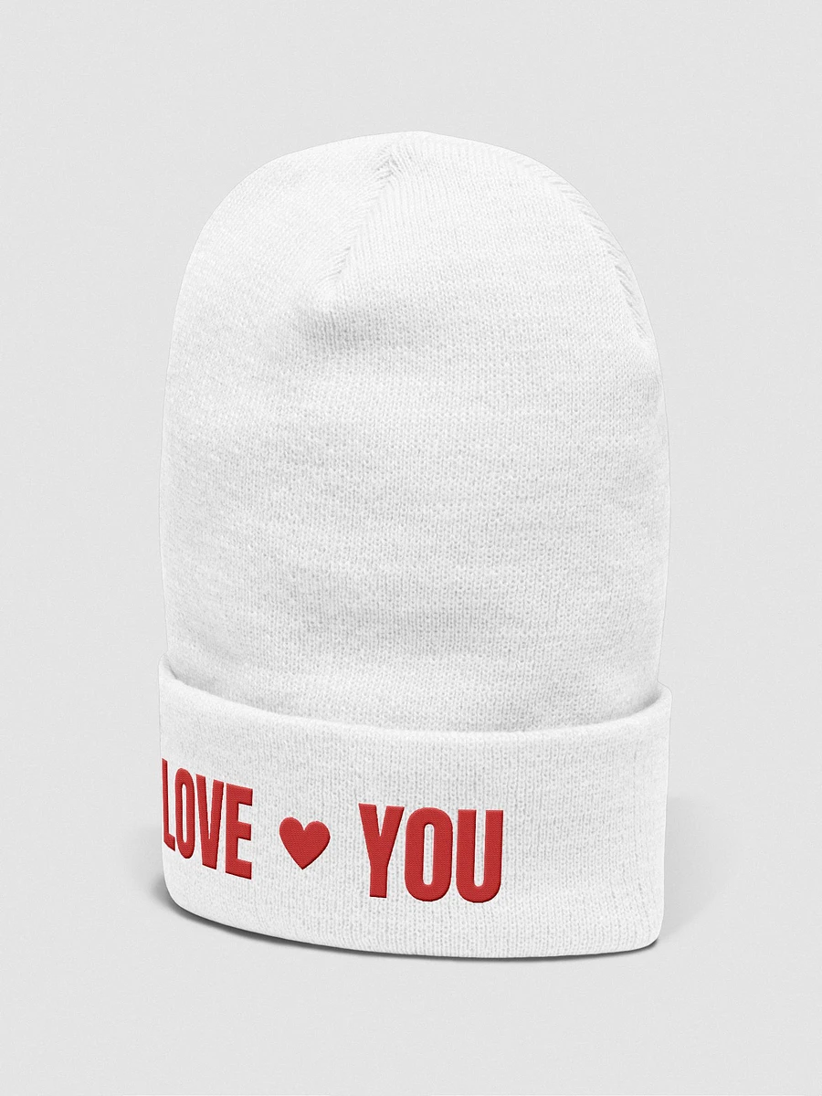 Love You Red Beanie product image (2)