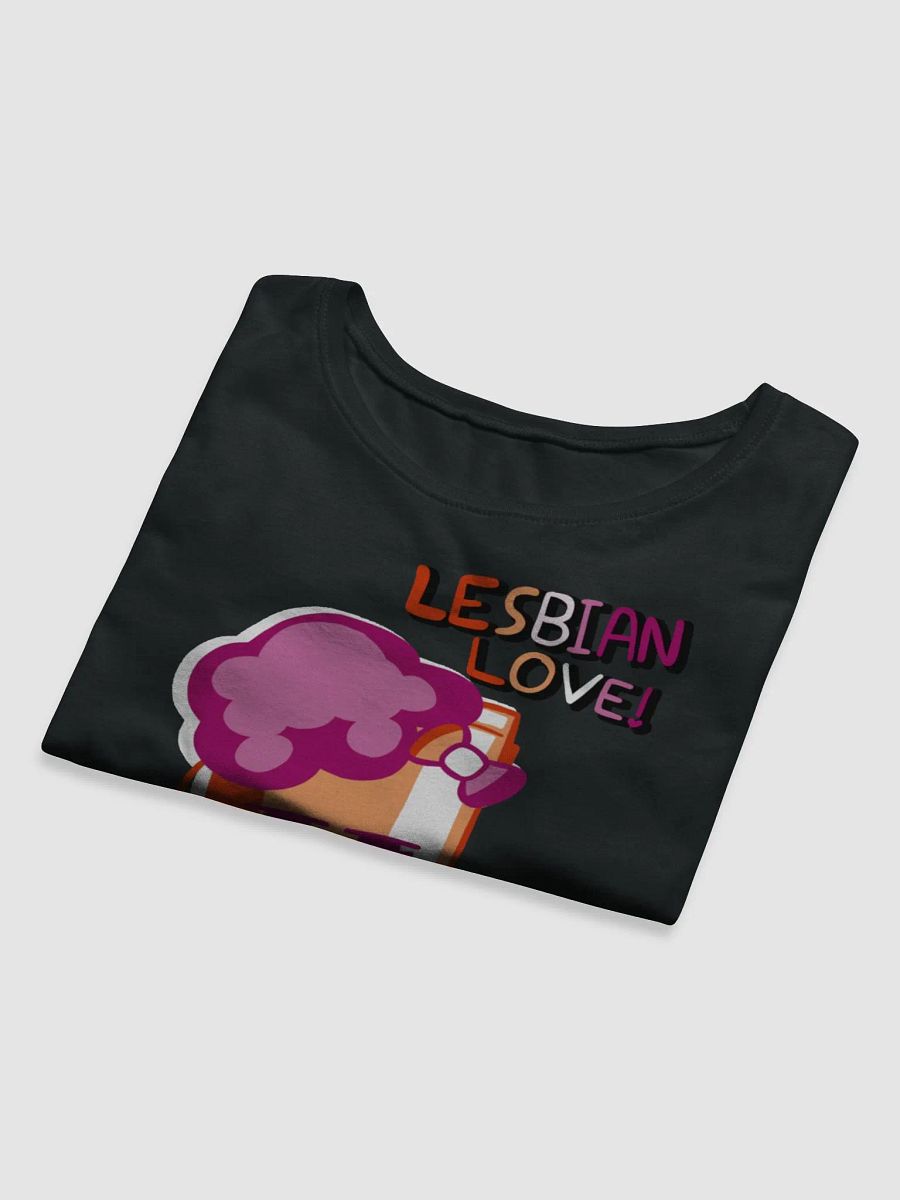 Paint Bucket Lesbian Love Crop Tee product image (8)