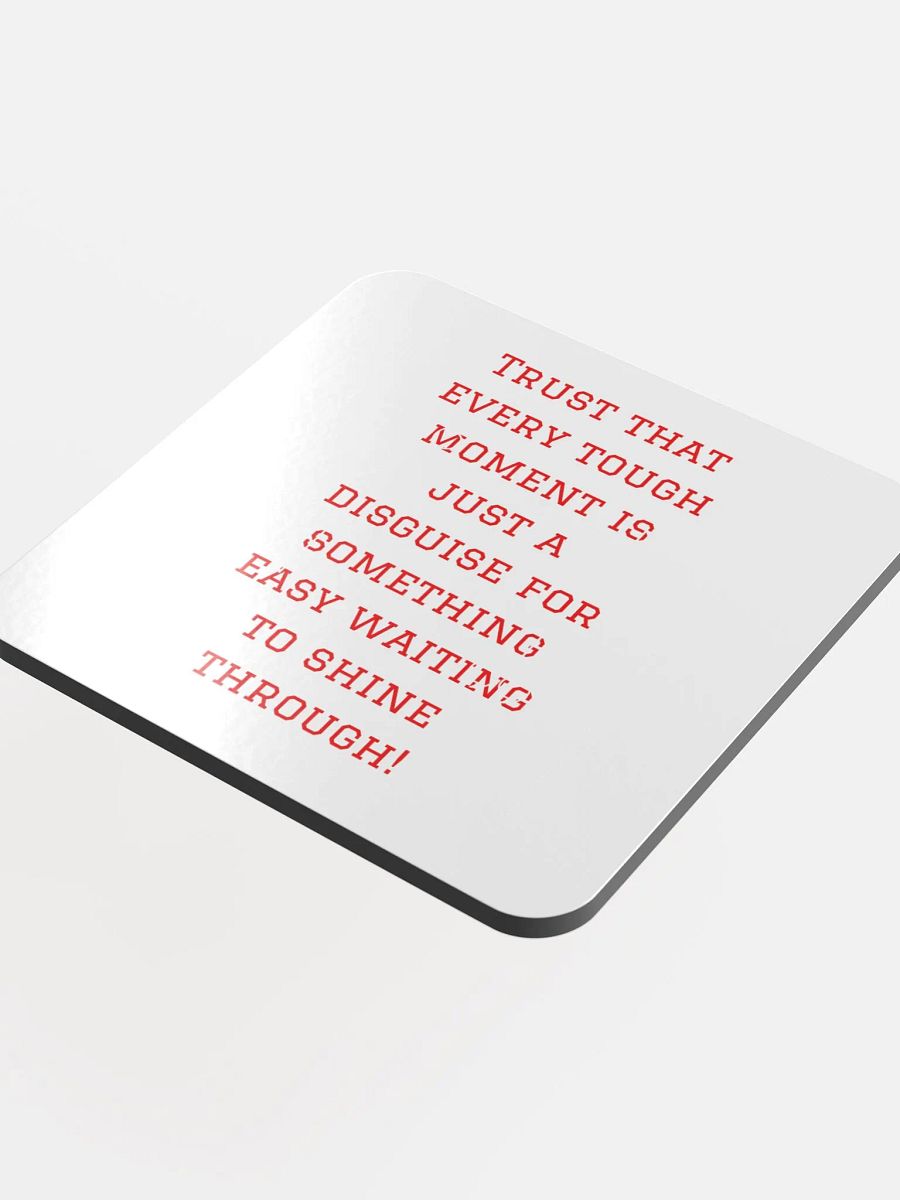 Shine Through Cork Coaster product image (4)