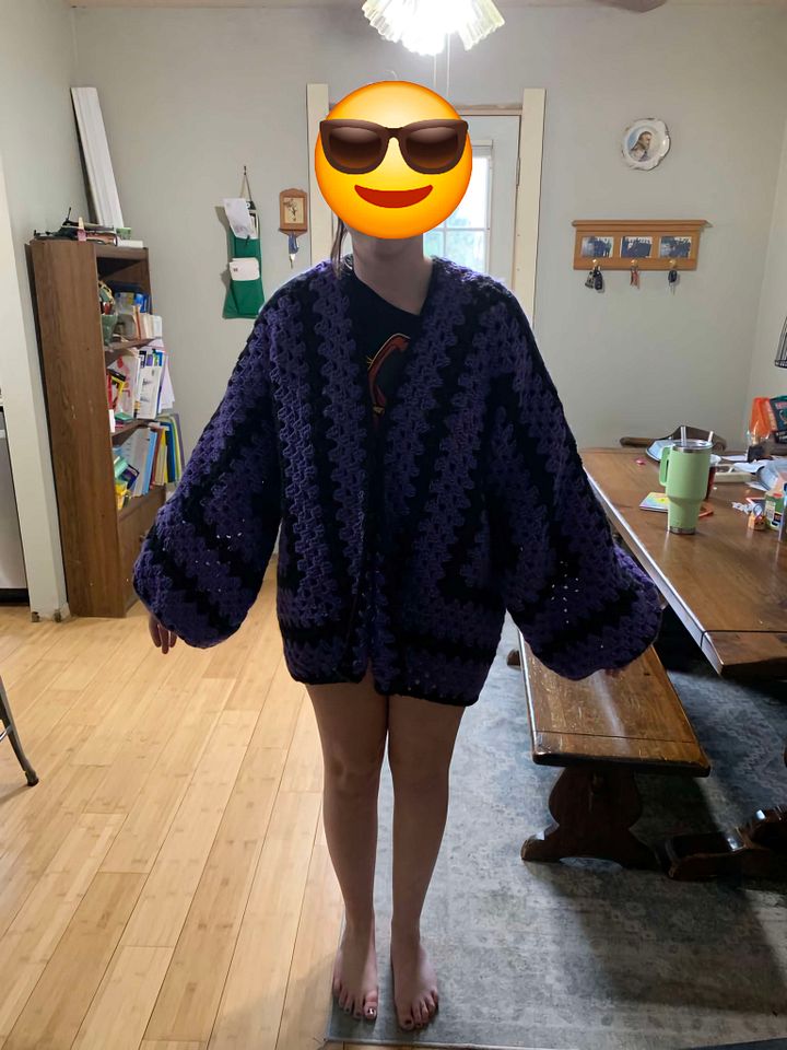 Crochet Hexi Cardigan product image (1)