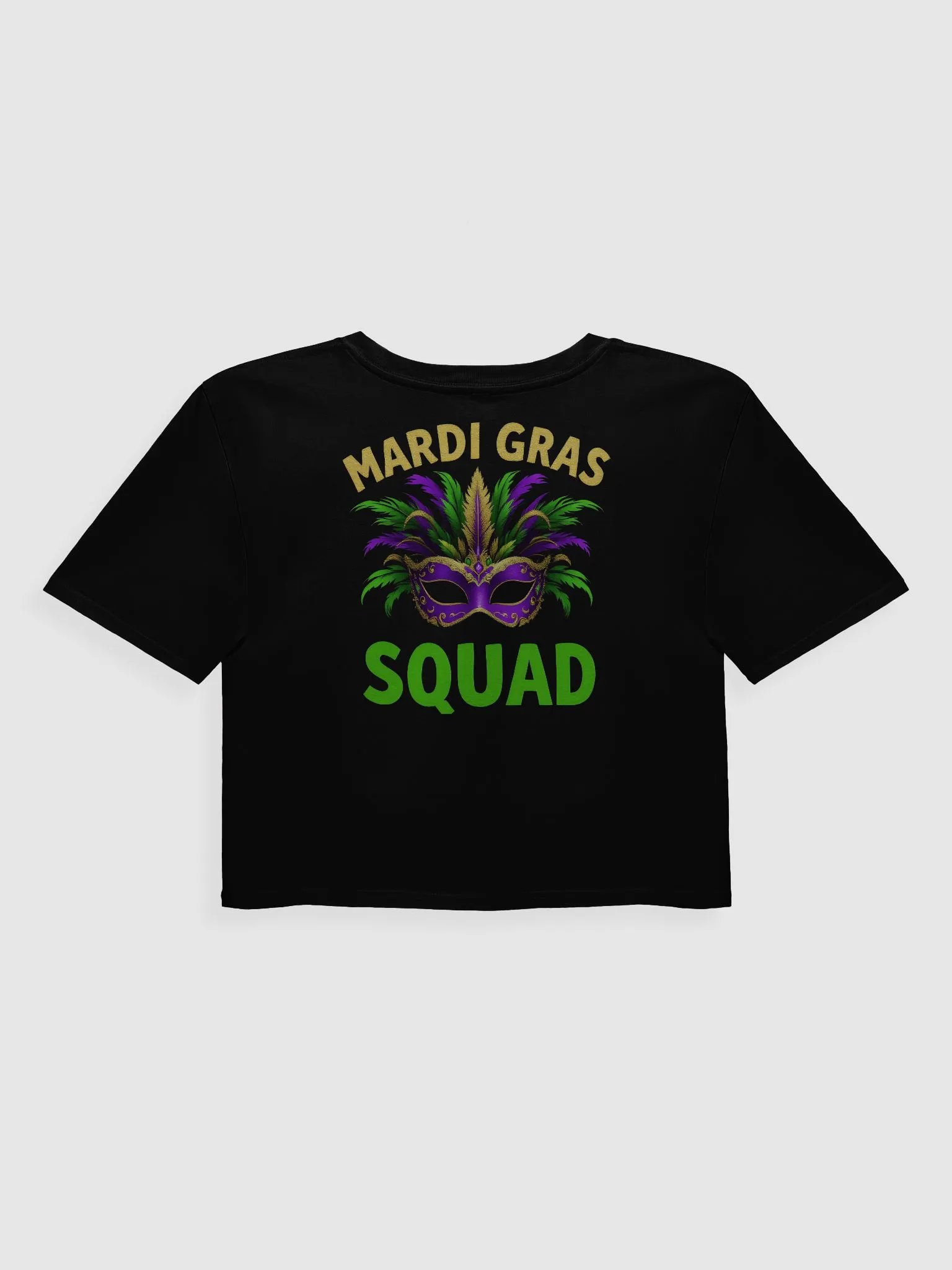 Mardi Gras Squad Crop Top product image (2)