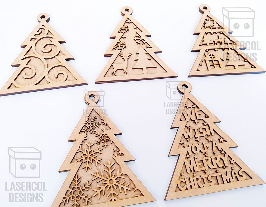Christmas Ornaments - Laser Cut Files product image (3)