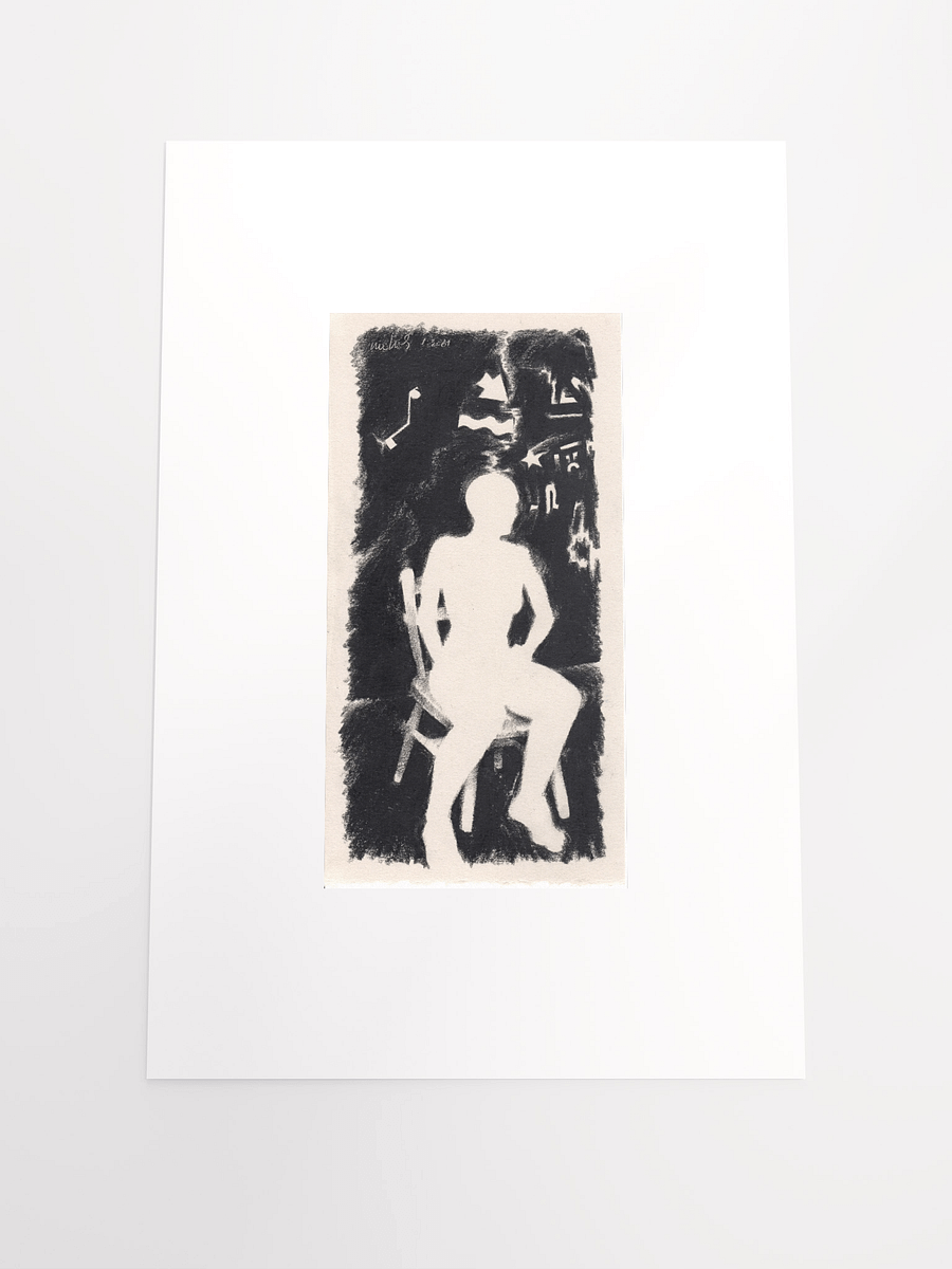 Seated Woman in Black 01.03.89 print product image (2)