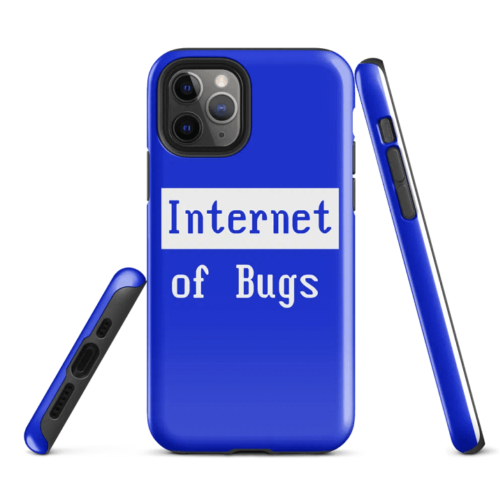 Internet Of Bugs iPhone case product image (1)