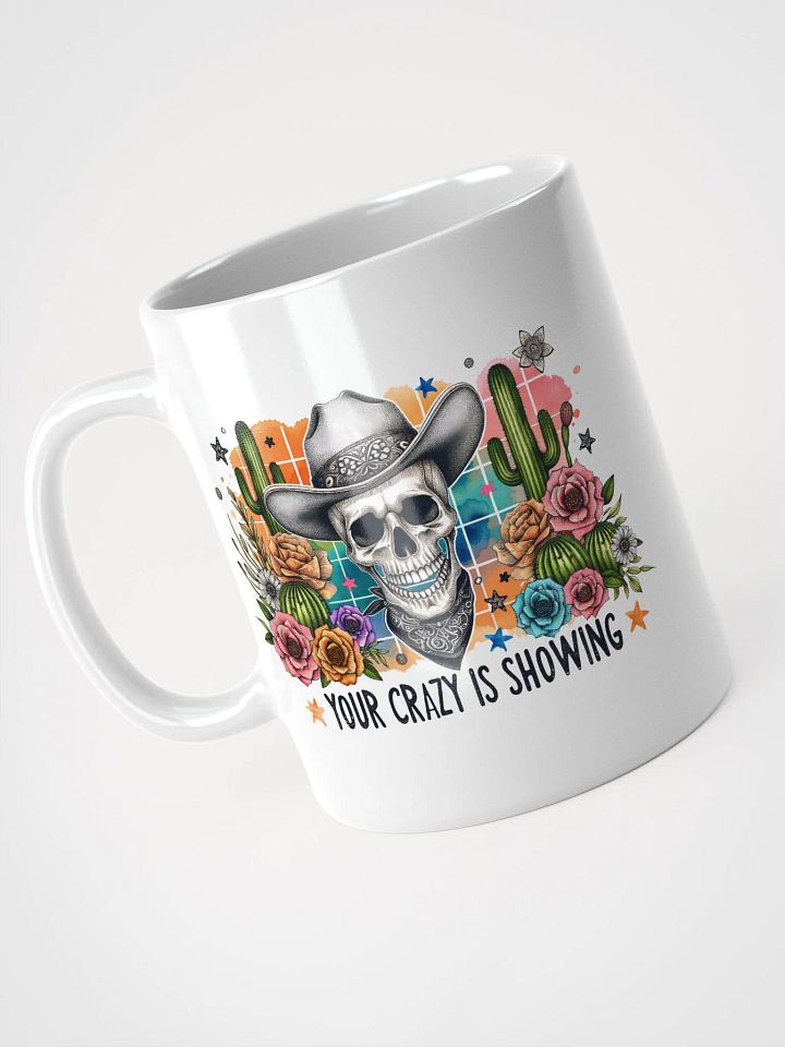 Desert Cowboy Skull Crazy Showing Mug product image (2)