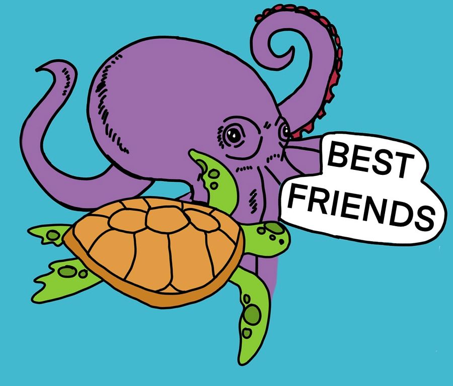 Best friends sticker product image (1)
